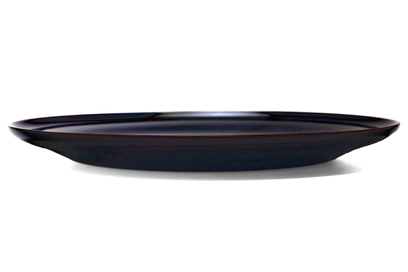 代引不可 漆器 木地溜宗寛盆7寸 守田漆器 中皿 菓子皿 ケーキ皿 取り皿 21 3cm 超人気の Colegionuevaaurora Cl