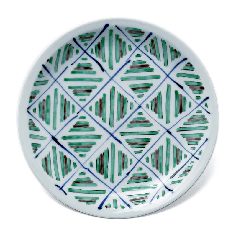 楽天市場】九谷焼：色絵コマニ双魚文皿・須田菁華《小皿・12.2cm