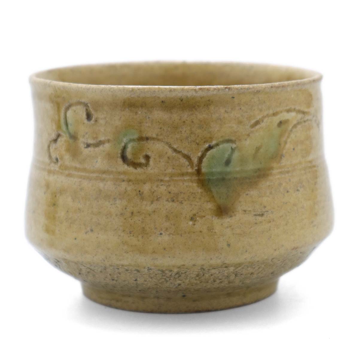 伊賀焼：雅造黄瀬戸筒向付・福森雅武（土楽窯）《小鉢・11.5cm》｜和食器の愉しみ　工芸店ようび