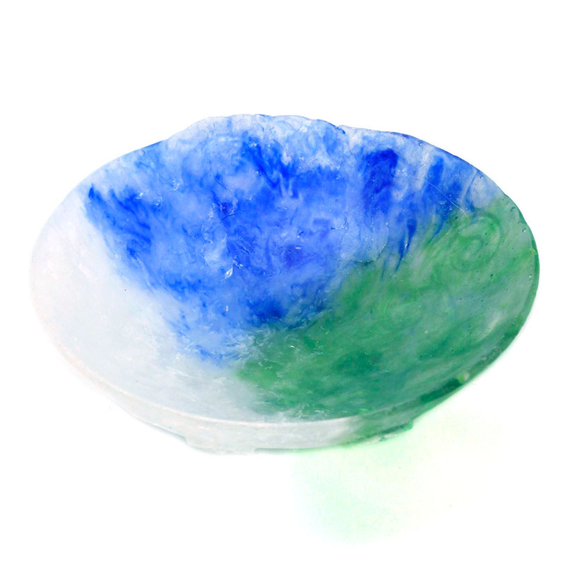 楽天市場】【現品限り！】ガラス：パート・ド・ヴェール大皿L・大泉恵