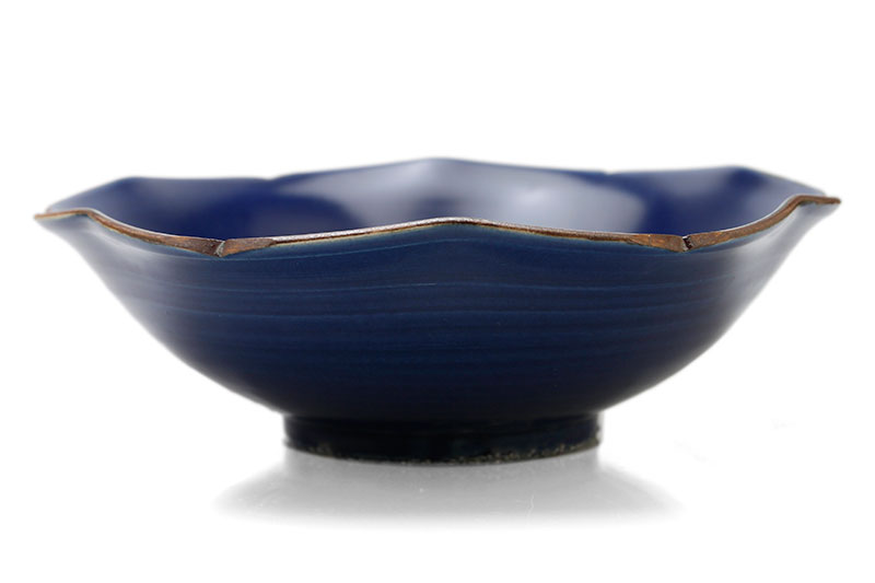 呉須釉円花鉢6 5些少 御頭森林地帯慶 中鉢 0cm Vned Org