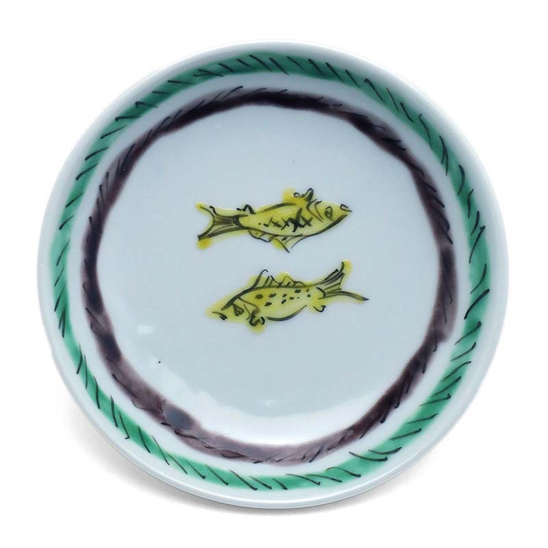 九谷焼　須田菁華　色絵綾紋皿　3枚 楽天市場】九谷焼：色絵綾文皿・小・須田菁華《小皿・14.0cm