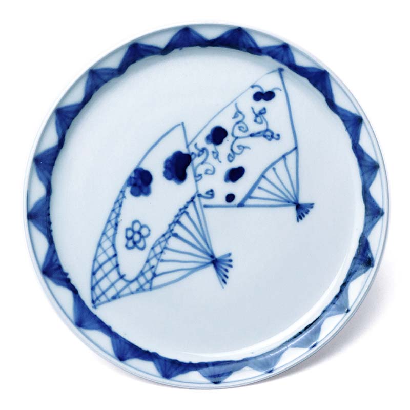 楽天市場】九谷焼：南京赤絵蓮鷺文皿・須田菁華 《小皿・14.8cm》 : 和