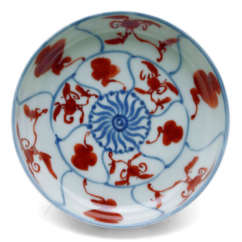 土山敬司　赤絵安南ん手飯碗　大　2脚セット　直径約12㌢ 楽天市場】赤絵芙蓉手皿・大・砂高台・土山敬司《中皿・21.3cm》 : 和