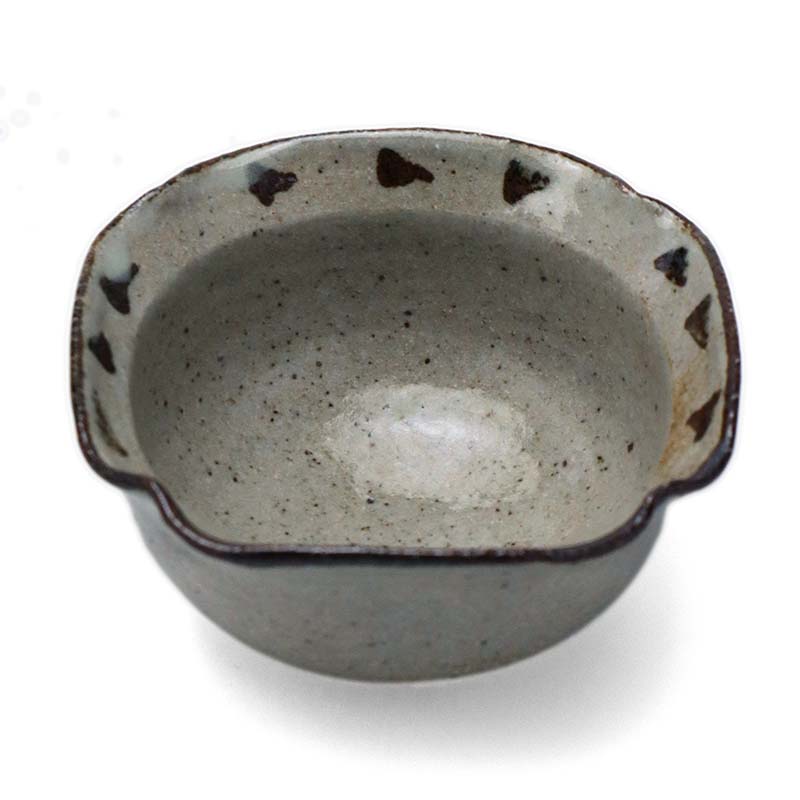 楽天市場】唐津焼：絵唐津千鳥文様角小向・中村恵子《小鉢・9.0