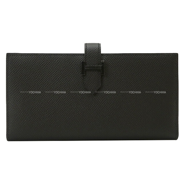 【YOSHIDA 】HERMES ベアンスフレ ヴォーエプソン ブラック エルメス ベアンスフレ ブラック ヴォーエプソン シルバー金具