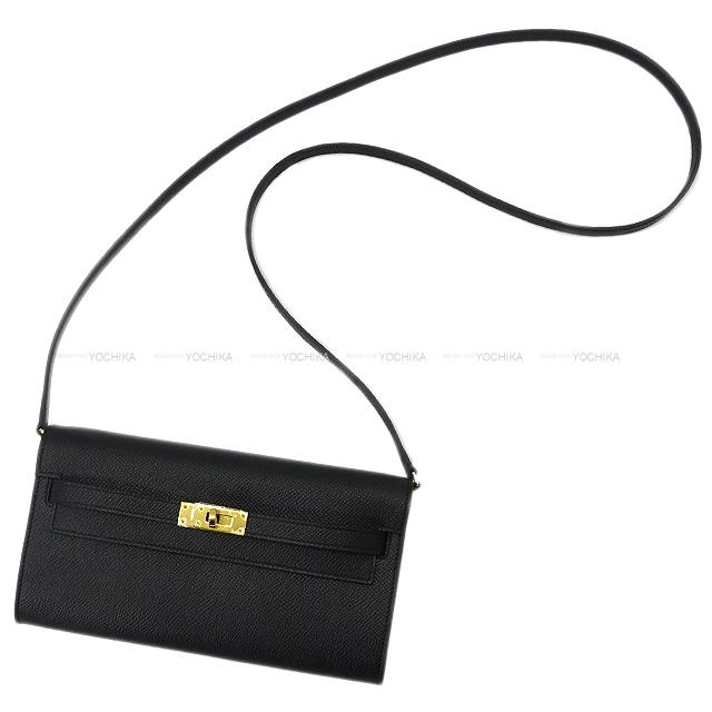 HERMES エルメス ケリーウォレットトゥーゴー 黒 (ブラック) エプソン ゴールド金具 長財布 G刻印 新品(HERMES Kelly Wallet To Go Noir (Black) Veau Epsom Gold HW long wallet[BRAND NEW][Authentic])｜YOCHIKA 京都下鴨店
