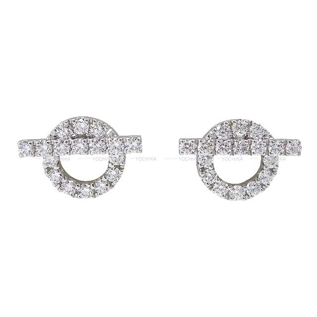 【楽天市場】HERMES エルメス フィネス ダイヤ K18ホワイトゴールド ホワイトゴールド金具 ピアス 新品未使用(HERMES