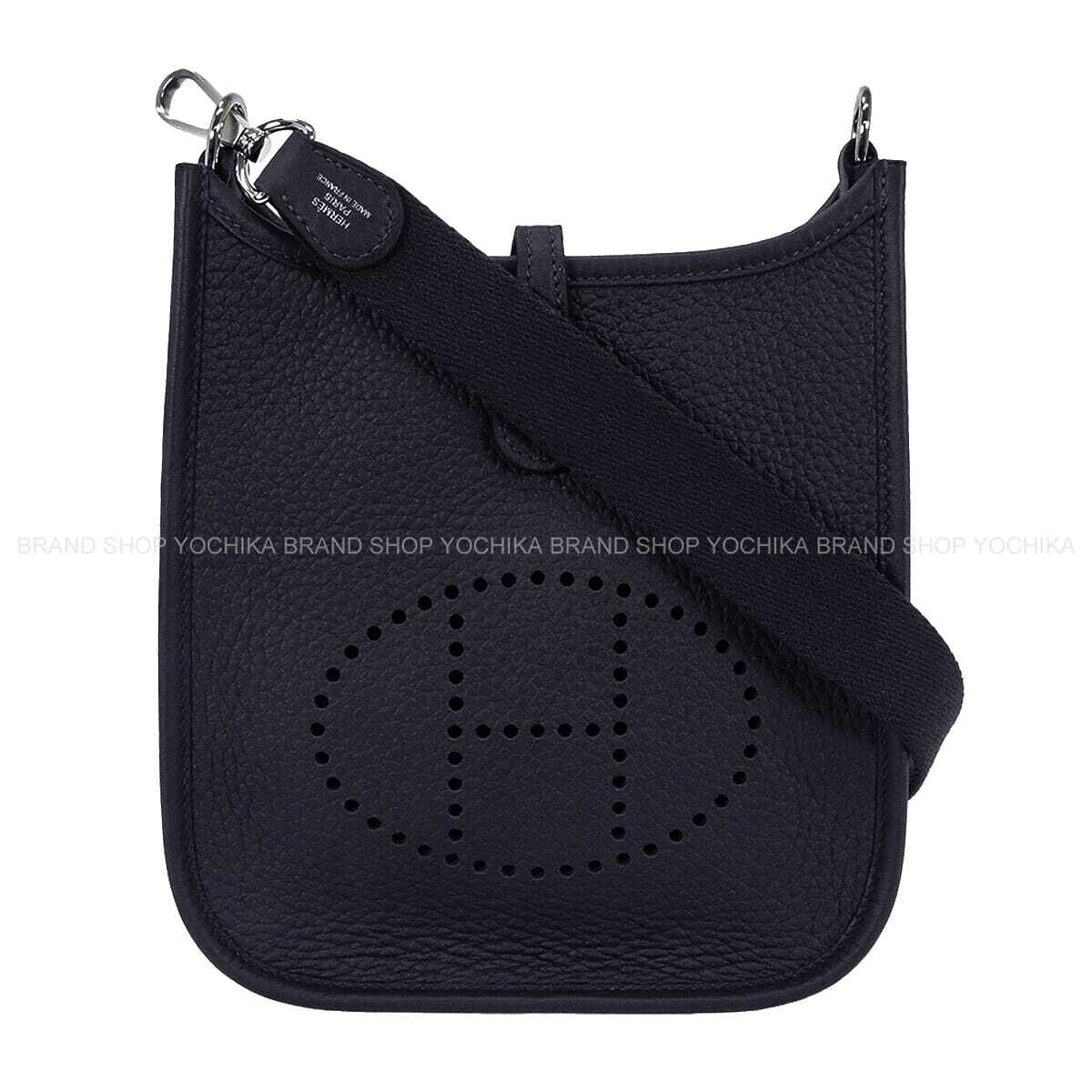 HERMES エルメス エヴリン(エブリン) 16 TPM キャバン(鞄) トリヨンクレマンス しろがね色金具 ショルダーバッグ K目じるし 新品未当て嵌める(HERMES Evelyne 16 TPM Caban Taurillon Clemence Silver HW Shoulder bag[EXCELLENT][Authentic])