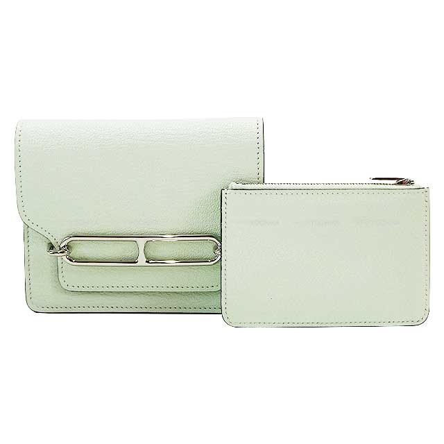 【Beton×Silver金具】HERMES ルーリス スリムウォレット エルメス ロウリス スリムウォレット グリメイヤー エバーカラー