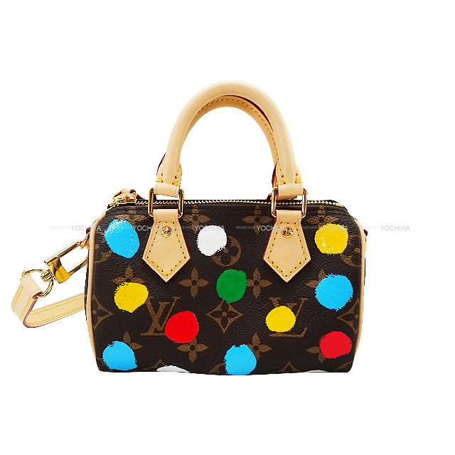 ルイヴィトン　モノグラム アンプラント 草間彌生 ナノ・ノエ ショルダー バッグ LOUIS VUITTON ルイ ヴィトン LV×YK 草間彌生 モノグラム アン