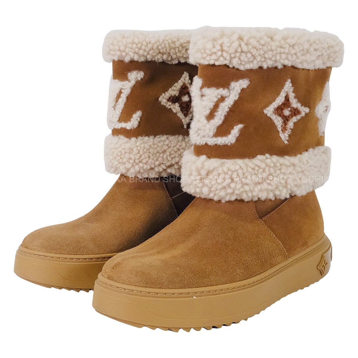 LOUIS VUITTON ルイ・ヴィトン アンクルブーツ スノードロップライン ブラウン 24cm(37) ブーツ Aランク【中古】([Pre-loved] LOUIS VUITTON Ankle boots Snowdrop Line Brown 37 boots[USED A][Authentic])｜YOCHIKA 京都下鴨店 75,020円