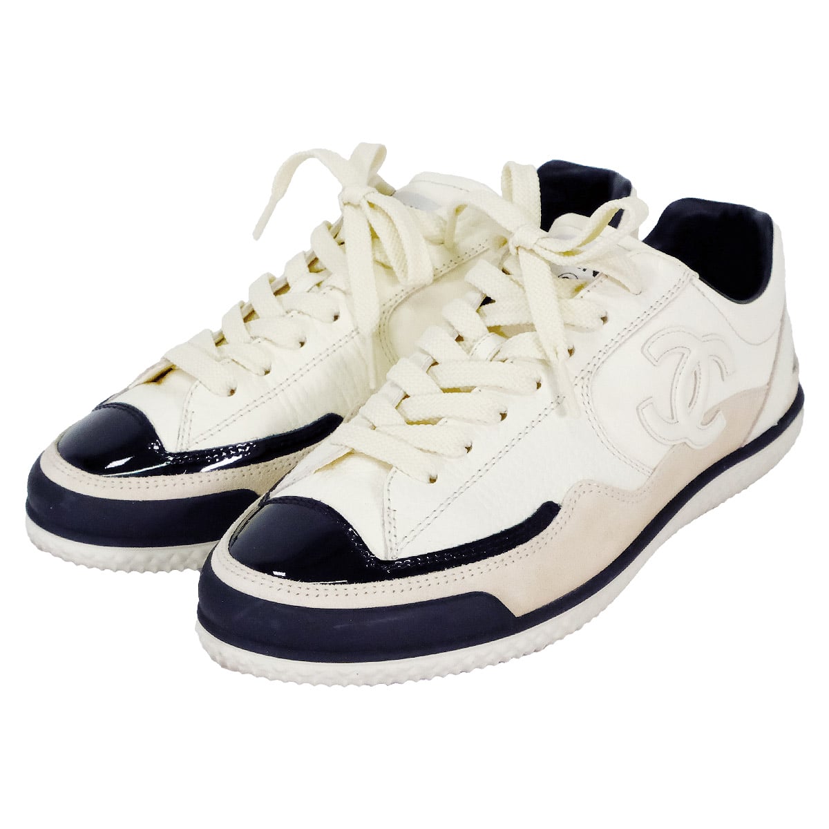 楽天市場】【未使用品】シャネル【CHANEL】ファブリック レザー