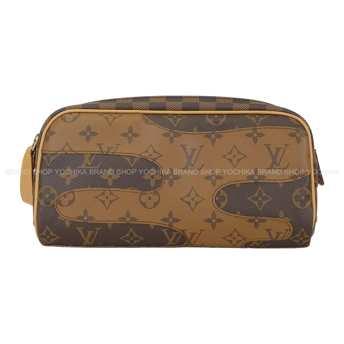 LOUIS VUITTON ルイ・ヴィトン LV×NIGO 旅行合財袋 ドップ 一揃いの道具 帆布/モノグラムランドスケープ ゴールド金具 M26114 合財袋 新品(LOUIS VUITTON LV×NIGO 旅行合財袋 Popp Kit Canvas/Monogram landscape Gold HW M26114 Pouch[BRAND NEW][Authentic])