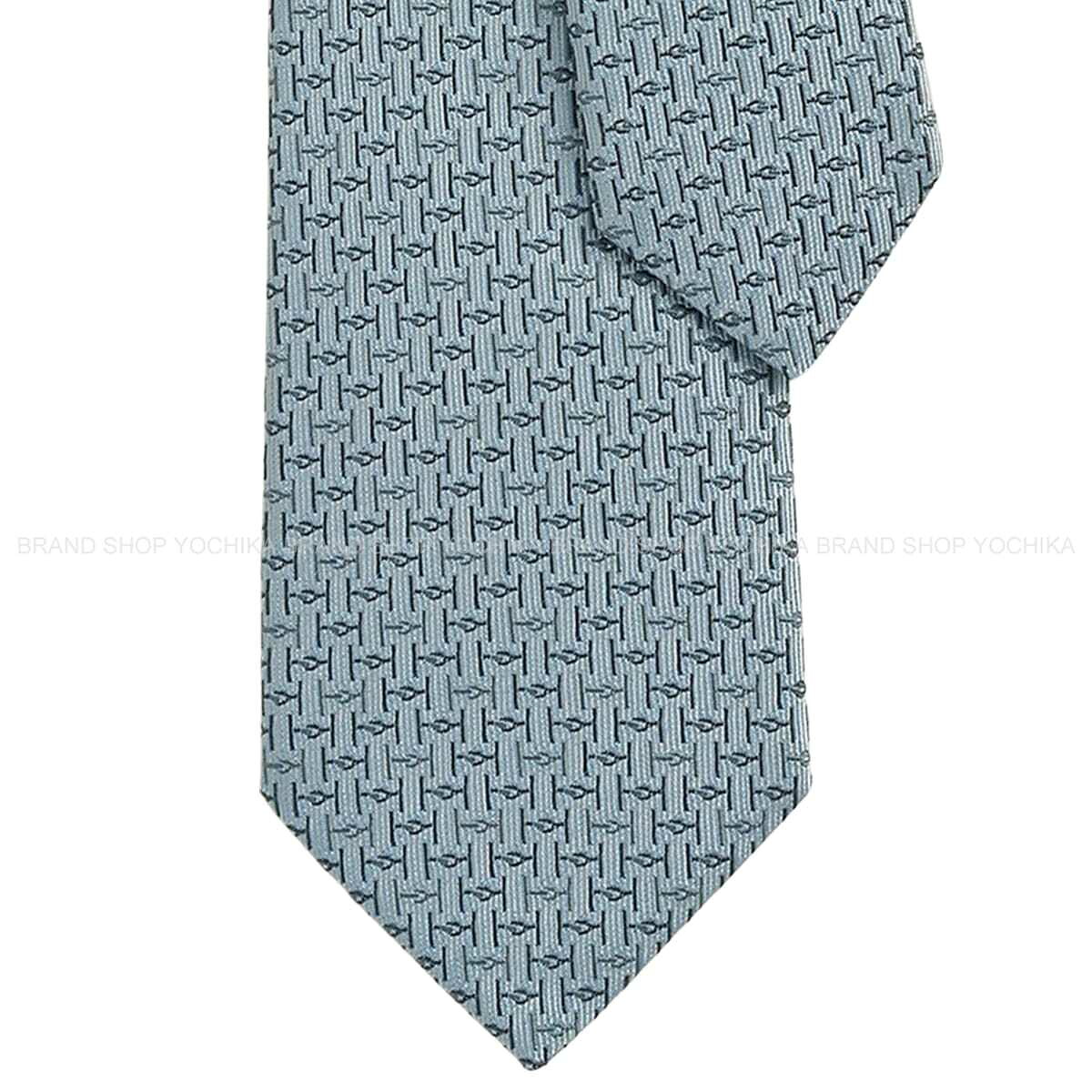 HERMES エルメス Hジャンボ 薄墨色/アントラシト/グリクレール 地絹100％ H336287T 17 タイ 新品(HERMES H Jumbo GreyAnthracite/Gris Clair Silk100% H336287T 17 tie[BRAND NEW][Authentic])