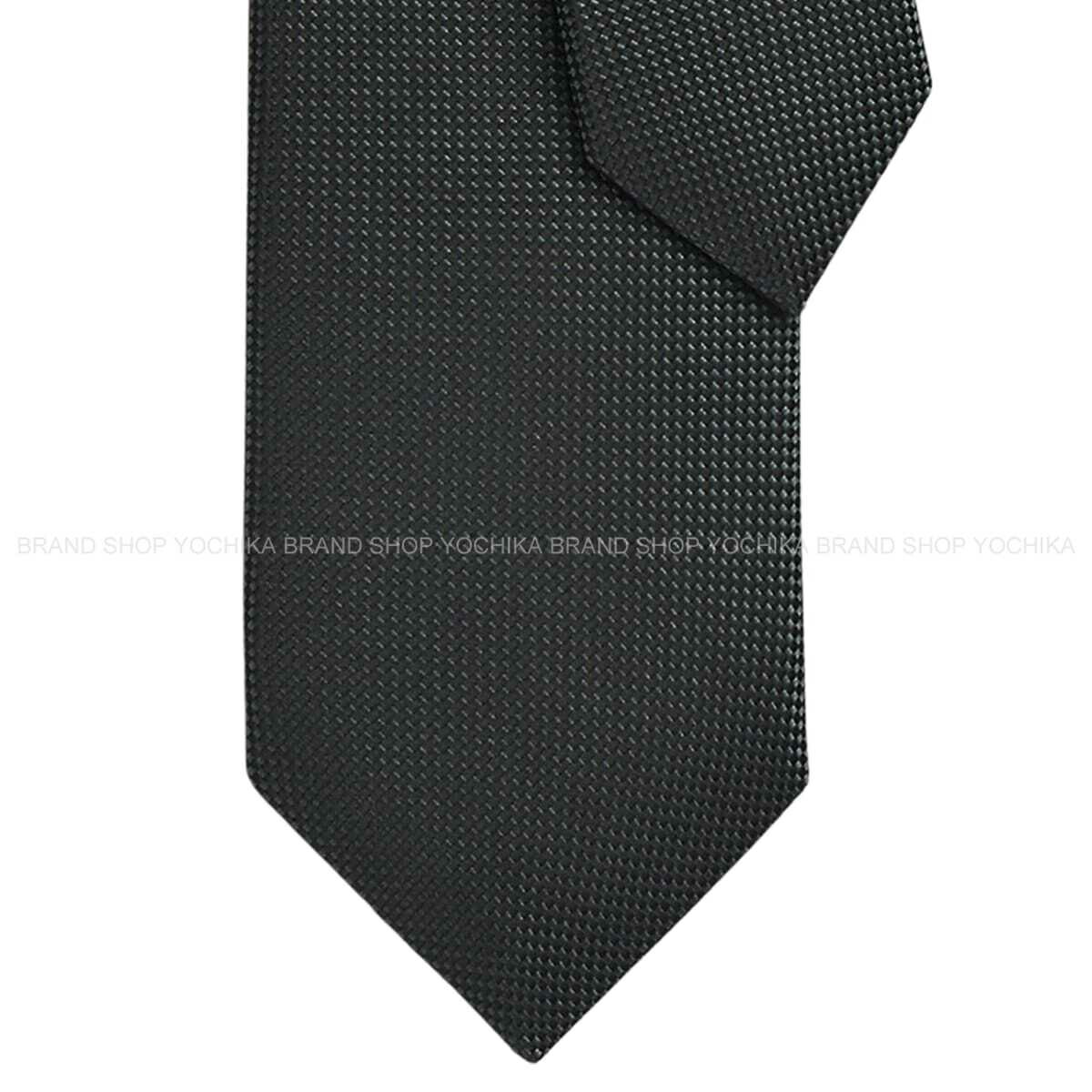 HERMES エルメス サントノーレ グリスフォンセ 地絹100％ H236235T 02 タイ 新品(HERMES Saint Honore Gris Fonce Silk100% H236235T 02 tie[BRAND NEW][Authentic])