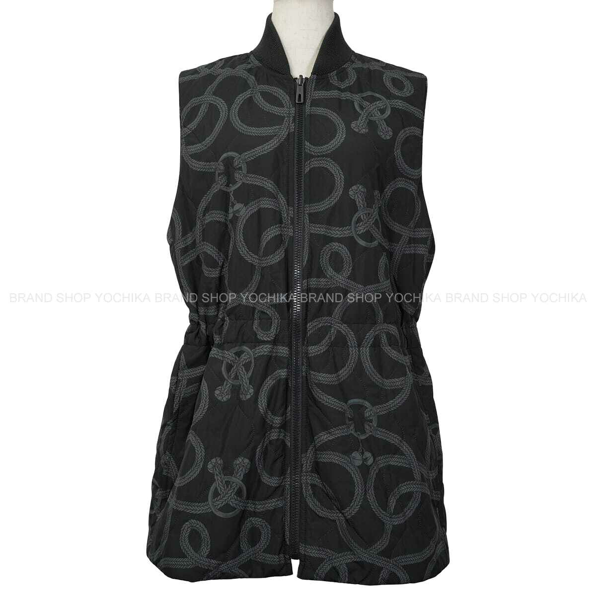 HERMES エルメス リバーシブル パルフロワ リミックス ダークグリーン ポリエステル #38 ダウンベスト 新品未使用(HERMES Reversible Palefroi Remix Dark Green Polyester Down vest[EXCELLENT][Authentic])｜YOCHIKA 京都下鴨店