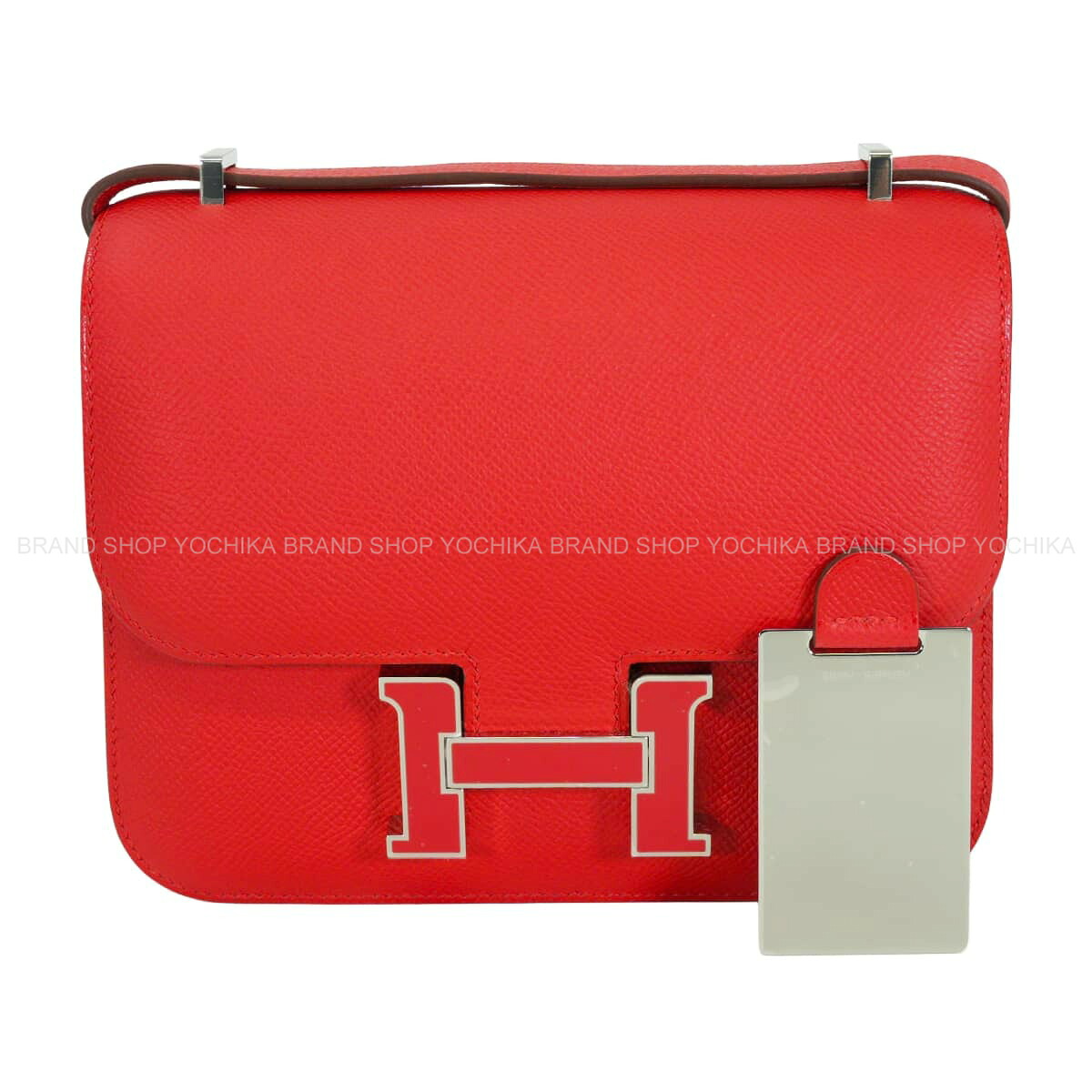 HERMES エルメス コンスタンス3 ミニ 18 ミロワール ルージュラデュ エプソン/ラッカー シルバー金具 ショルダーバッグ G刻印 新品未使用(HERMES Constance 3 18 Miroir Rouge Radieux Veau Epsom/Lacquer Silver HW Shoulder bag[EXCELLENT][Authentic])｜YOCHIKA 京都下鴨店
