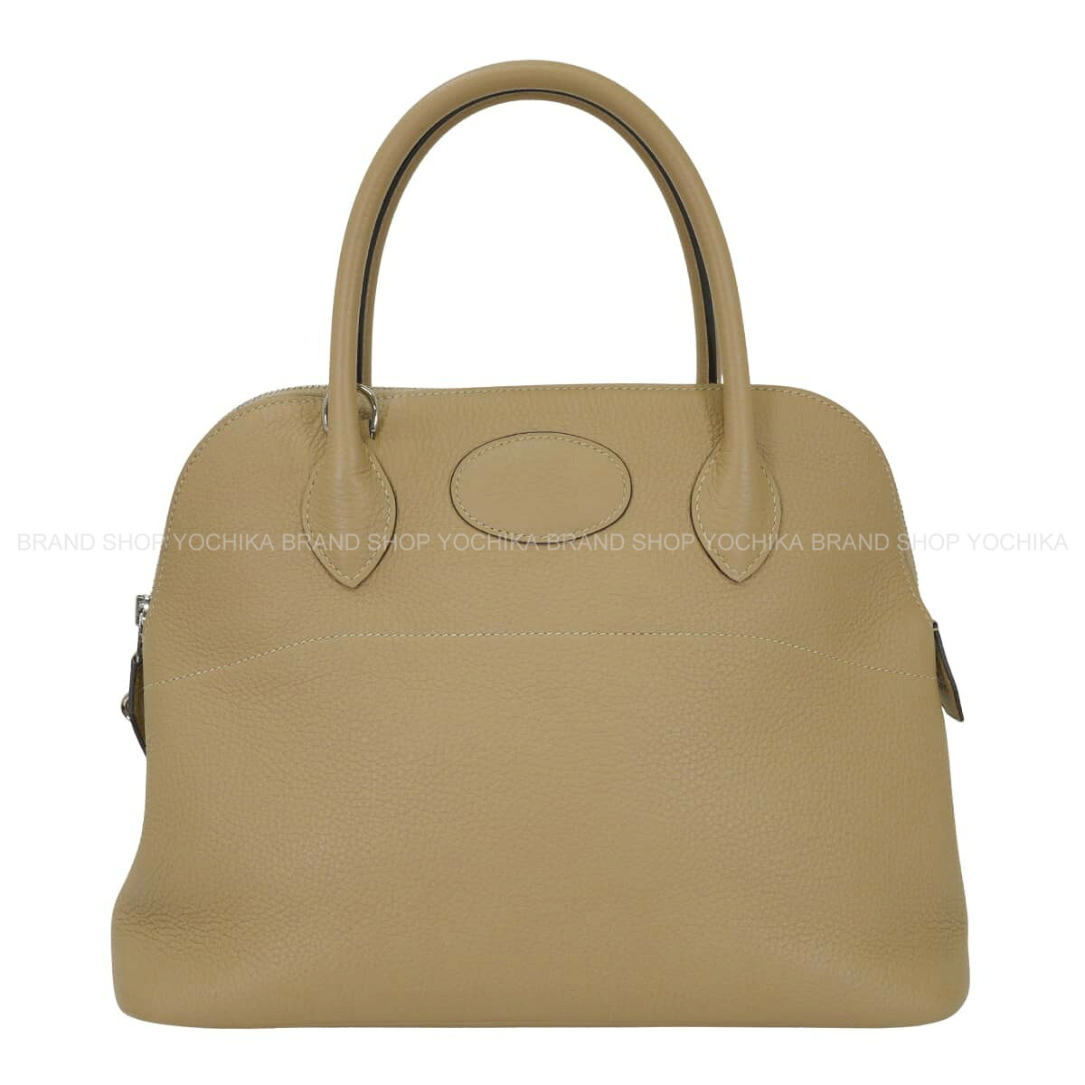 HERMES エルメス ボリード31 ヴェルソ トレンチ/エトープ (エトゥープ) トリヨンクレマンス シルバー金具 ショルダーバッグ Z刻印 新品同様【中古】([Pre-loved] HERMES Bolide31 Verso Trench/Etoupe Taurillon Clemence Silver HW Shoulder bag[LIKE NEW][Authentic])｜YOCHIKA 京都下鴨店