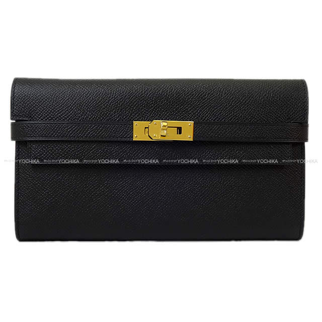 大容量 HERMES ケリーウォレット ロング クラシック エトゥープ エトゥープ HERMES Kelly(エルメス ケリー) 財布・小物