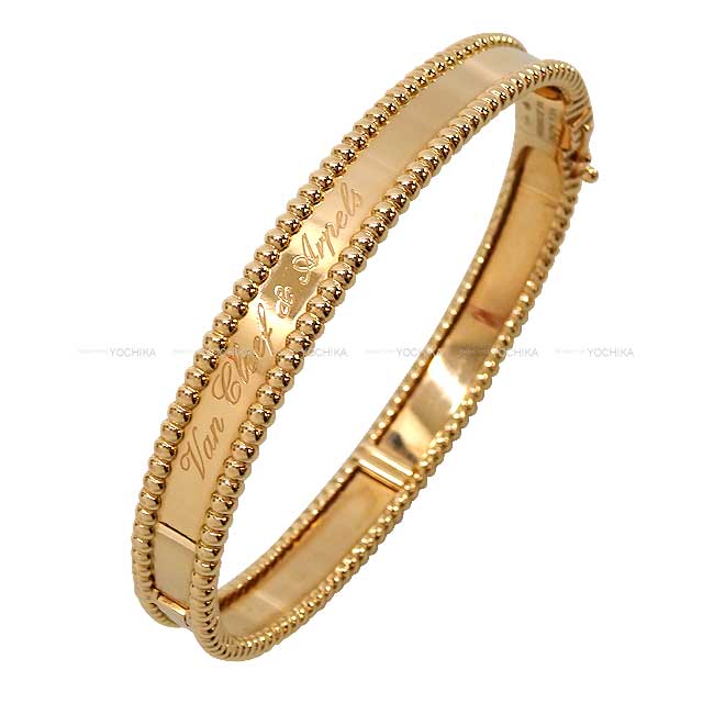 【楽天市場】ヴァンクリーフ＆アーペル ペルレ シニアチュール ミディアム 18KRG ローズゴールド金具 ブレスレット 新品同様【中古