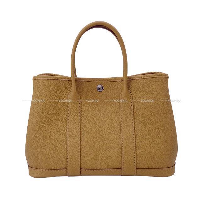 Hermes Bag Garden Party 30 Bag Ciel / Vache Country Leather