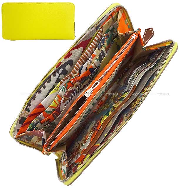 限界値下げ❗️ エルメス　アザップロング　エトゥープ　シルクイン　早い物勝ち❗️ HERMES - ✨極美品✨エルメス アザップ シルクイン ヴォー
