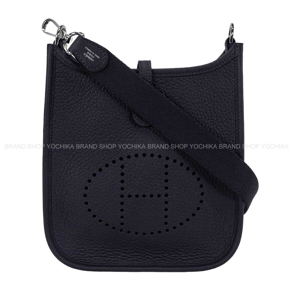 HERMES エルメス エヴリン(エブリン) 16 TPM キャバン(鞄) トリヨンクレマンス しろがね色金具 ショルダーバッグ K目じるし 新品未当て嵌める(HERMES Evelyne 16 TPM Caban Taurillon Clemence Silver HW Shoulder bag[EXCELLENT][Authentic])