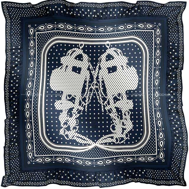 HERMES エルメス パリステーション　カレ55 スカーフ ホワイト シルク エルメス カレ55 Hermes Paris Station Bandana エルメス パリ