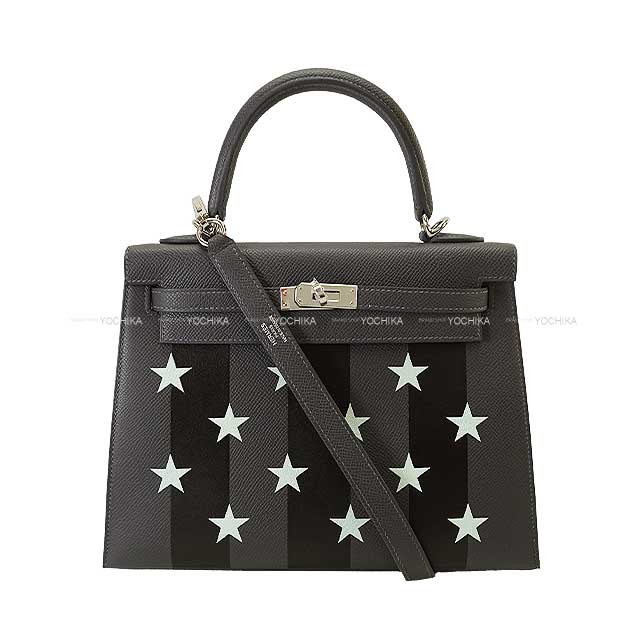 HERMES エルメス ケリー ベルト18 ノアール 黒 シルバー金具 刻印 Y HERMES - 【新品・未使用品】エルメス ケリーベルト 18 ブラック