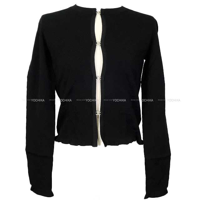 極美品☆エルメス 22AW 2H2703D8 HARNAIS DE COUR 宮廷の馬具 カシミヤ シルク セリエボタン カーディガン ライトグリーン 黒 36 正規品 HERMES - 極美品☆HERMES エルメス 22AW 2H2703D8 HARNAIS DE
