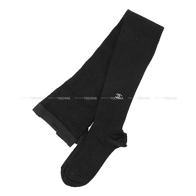 CHANEL シャネル レディース タイツ ココマーク #S 黒 (ブラック) 新品(CHANEL Women Tights Coco Mark #S Noir (Black)[BRAND NEW][Authentic]) #よちか