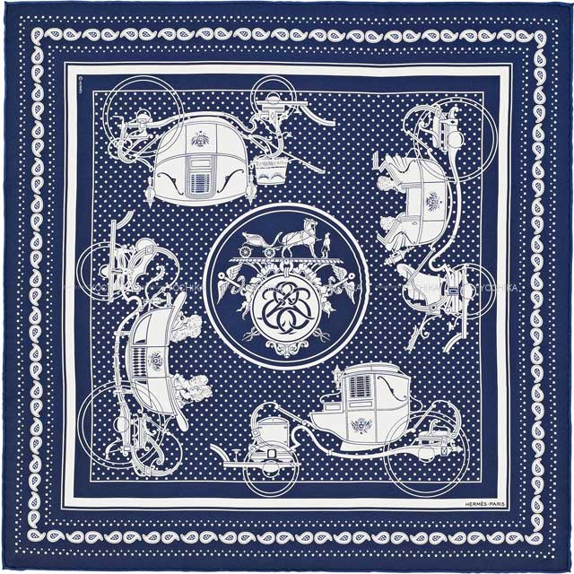 楽天市場】HERMES エルメス カレ70 フリル ブリッド ドゥ ガラ