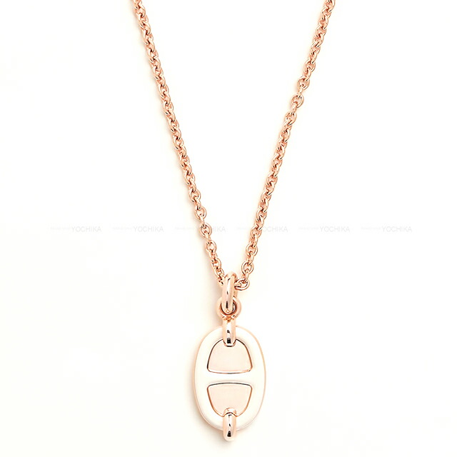 HERMES♡ローズゴールド ネックレス Medaille Blason PM Medaille Blason necklace, small model | Hermès Hong Kong SAR