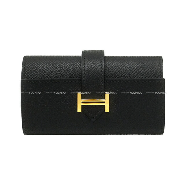 【入手困難】Hermes ベアン ミニウォレット ソーブラック 品格 HERMES 入手困難！ベアンコンパクト ソーブラック | elixir closet
