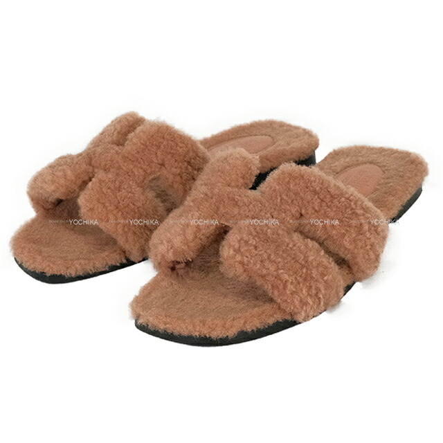 楽天市場】【エルメス】Hermes シプレ スエード ムートン キャメル