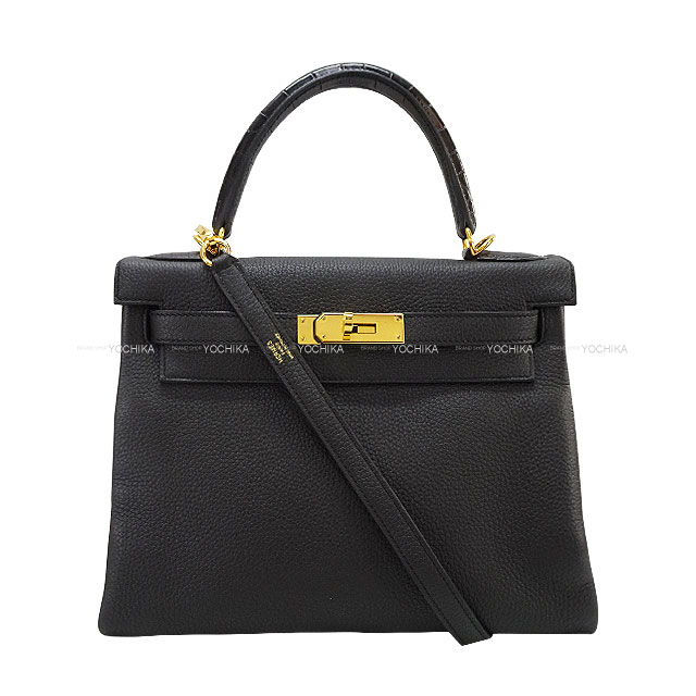 楽天市場】≪新品≫HERMES エルメス ハンドバッグ ポシェットケリー 黒