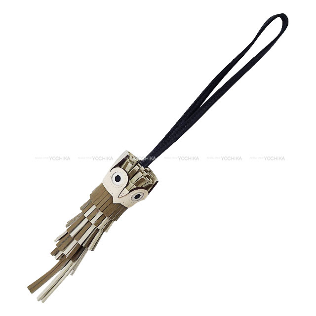 楽天市場】エルメス バーディ チャーム エトゥープ×ナタ×ビスキュイ