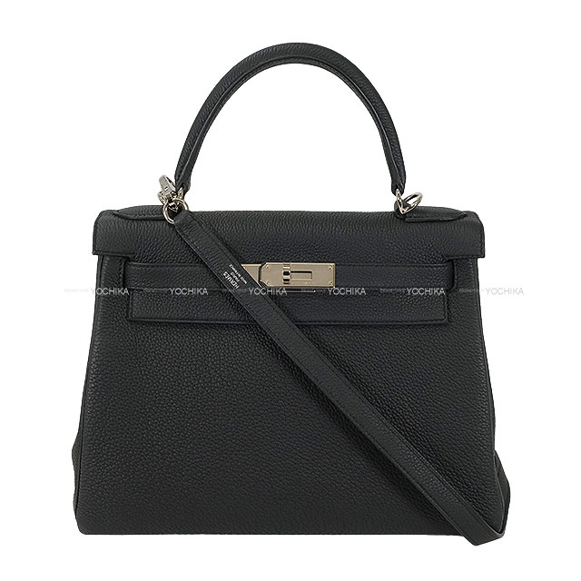 楽天市場】HERMES エルメス ケリー28 外縫い 黒 (ブラック) エプソン