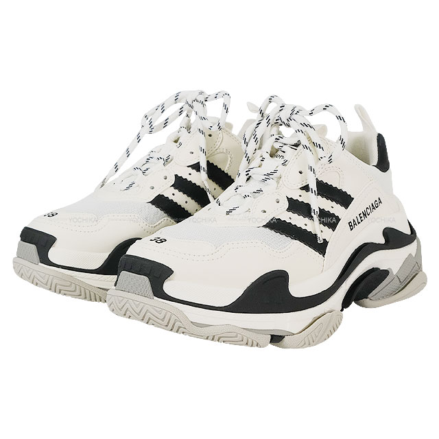 楽天市場】バレンシアガ アディダス 白色 ホワイト 黒色 ブラック コア