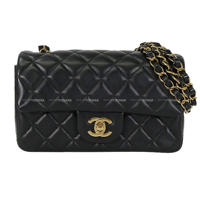 CHANEL シャネル ミニ マトラッセ 20 チェーン ココマーク 黒 (ブラック) ラムスキン A69900 ショルダーバッグ 新品同様【中古】([Pre-loved] CHANEL Mini Matelasse 20 Chain COCO Mark Noir (Black) Lambskin A69900 Shoulder bag[LIKE NEW][Authentic])｜ブランドショップ よちか
