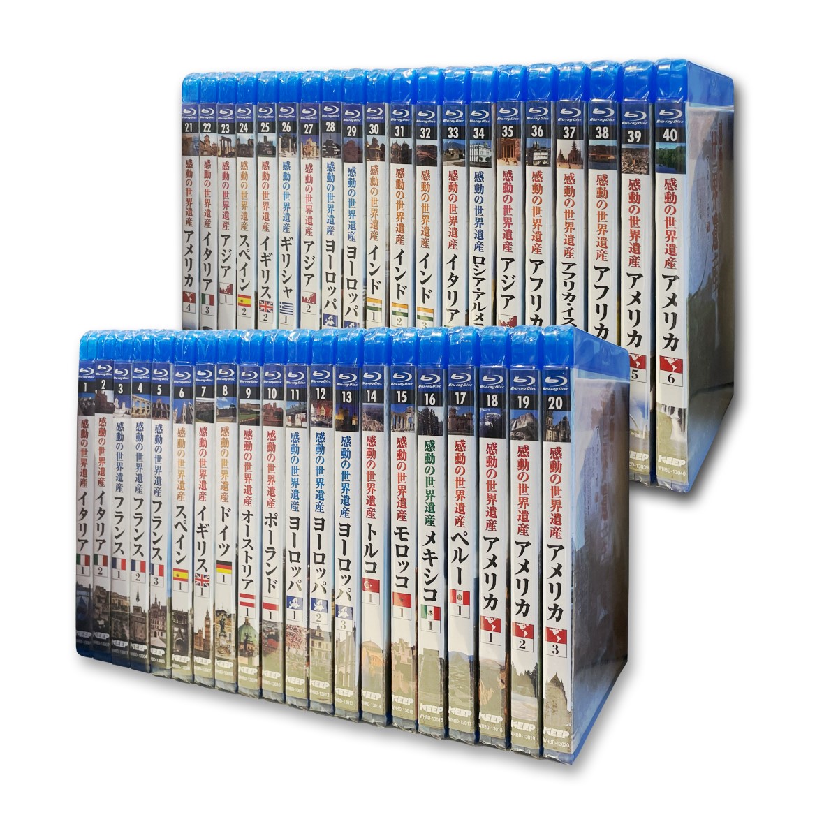 【おまけCL付】新品 感動の世界遺産フルセット(Blu-ray Disc 40枚組) / (40Blu-ray) WHBD-13001-13040