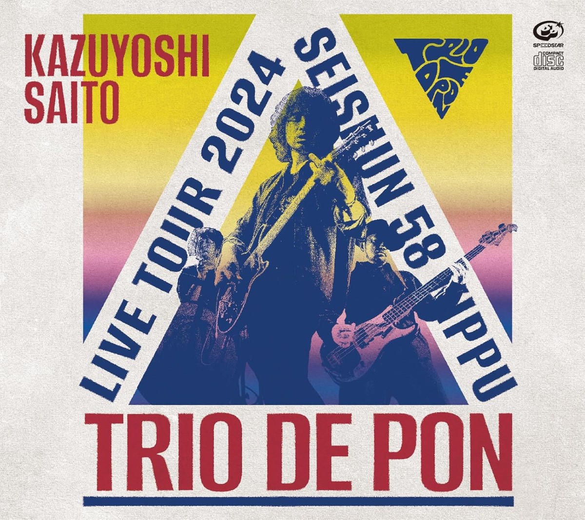 【おまけCL付】新品 斉藤和義 ライブツアー2024“青春58 きっぷ～Trio de Pon～\