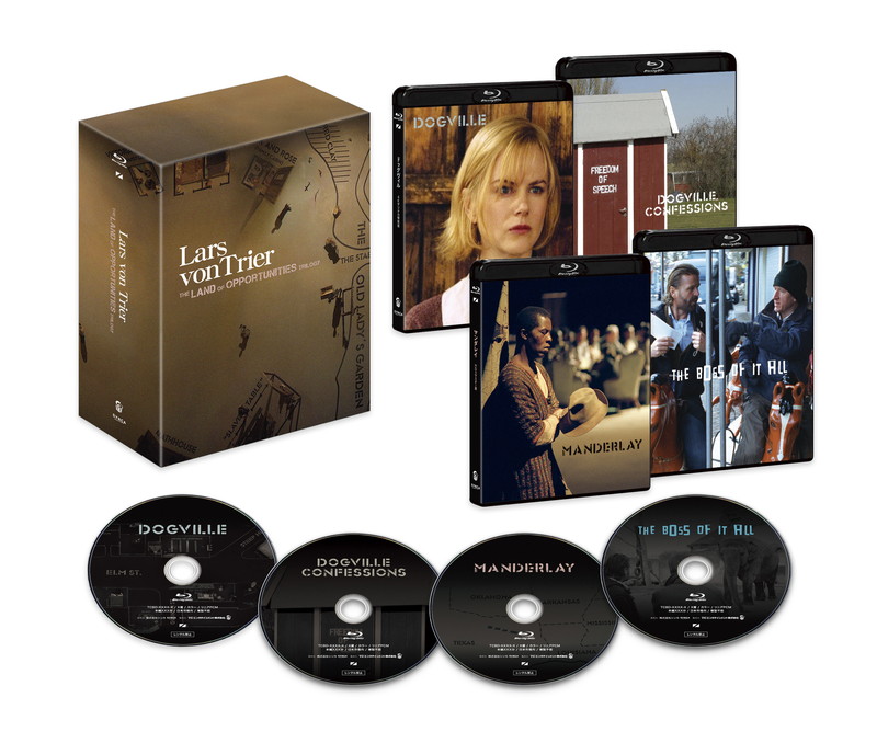 【おまけCL付】新品 ラース・フォン・トリアー「機会の土地アメリカ三部作/The Land of Opportunities Trilogy」Blu-ray BOX III【完全初回生産限定 特装アウターボックス仕様】 / (4Blu-ray)｜ヨコレコ　店 13,273円