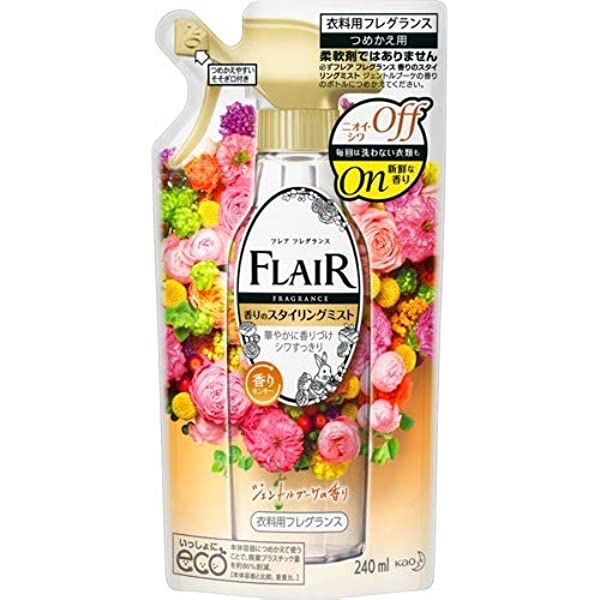 花王 フレア フレグランス 香りのスタイリングミスト ジェントルブーケの香り つめかえ用 240ml 【65%OFF!】