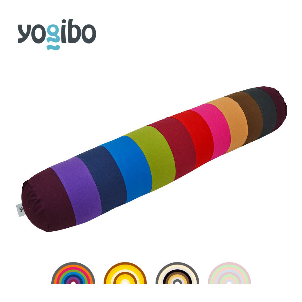 Yogibo　Roll　Max　Rainbow（ロールマックス　カラフル　レインボー）　ナチュラル
