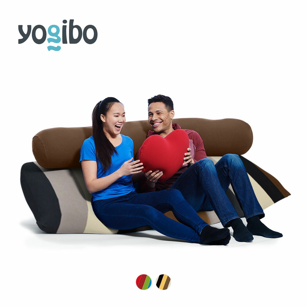 【楽天市場】Yogibo Short Rainbow（ショート レインボー) & Yogibo Roll Max (ヨギボー ロール マックス