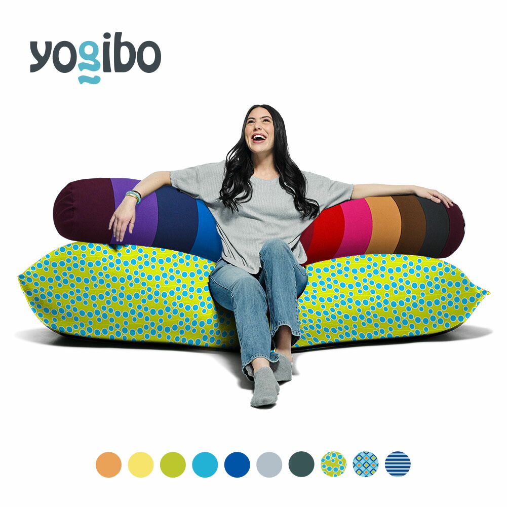 【楽天市場】Yogibo Zoola Max (ヨギボー ズーラ マックス) & Yogibo Roll Max Rainbow (ロールマックス レインボー)：Yogibo公式ストア楽天市場店