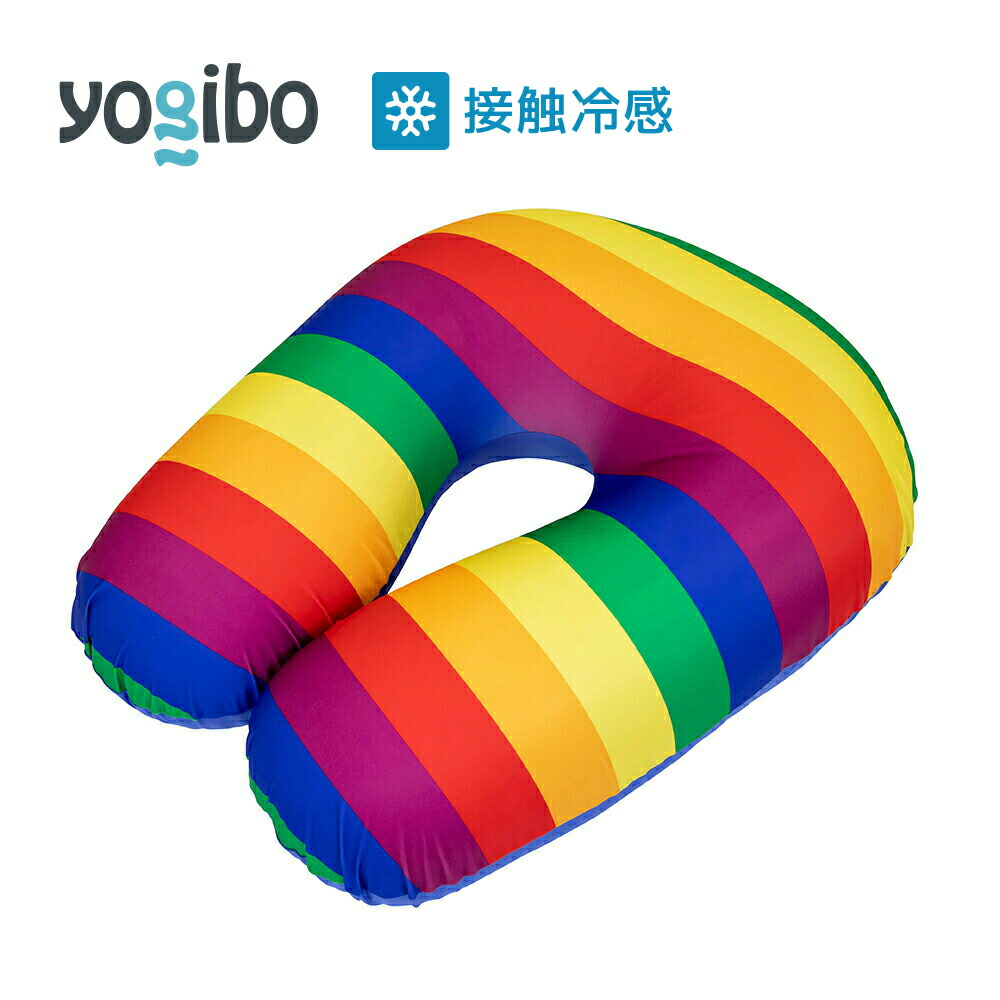 Yogibo Zoola Support （ヨギボー ズーラ 受け支える） Pride Edition 【 耐水 愛玩動物 もの言う花 相応う ビーズ寝いす 寝いす ひんやり 冷感 犬 秘密捜査員 猫 ねこ 愛玩動物臥榻 キッズ 小わっぱ 汚れにくい 居敷き 虹霓 虹色 】