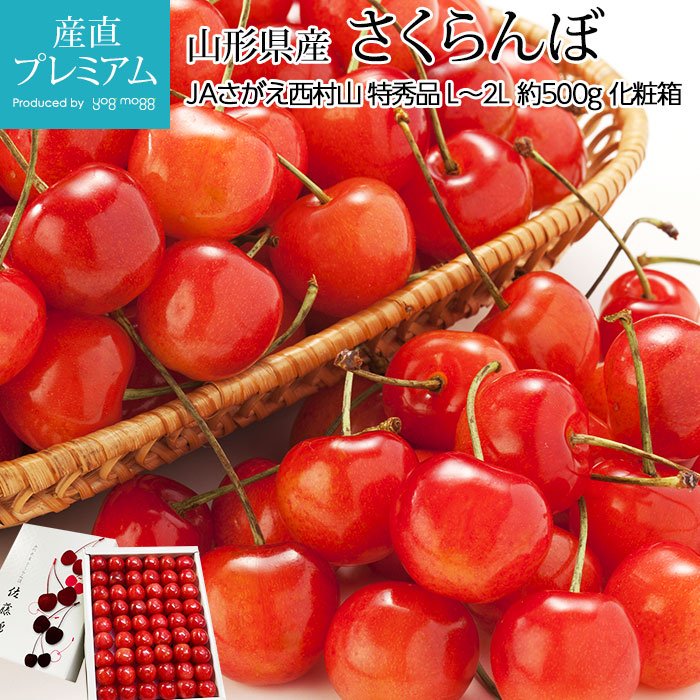 さくらんぼ 佐藤錦 又は 紅秀峰 特秀品 L～2Lサイズ 約300g 山形県産 